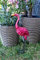 DARO DEKO Metall-Figur Flamingo 1 Stück - L - 22 x 54cm