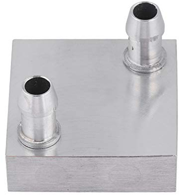 Tonysa Wasserkühlung Block,40x40mm Aluminium Wasserkühlblock,CPU Kühler Wasser Kühlkörper für Computer CPU Wasser/industriellem Inverterantrieb/Schaltschrankkühlung