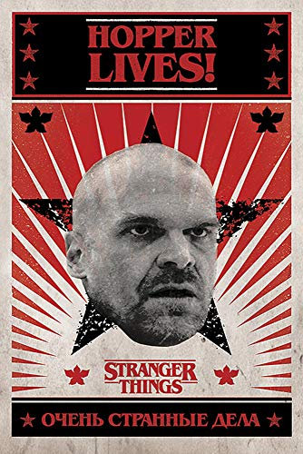 Close Up Stranger Things Poster Hopper Lives! (61cm x 91,5cm)