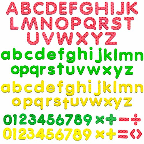123 Magnetic Foam Letters and Numbers, Alphabet Magnet Educational Toy for Preschooler