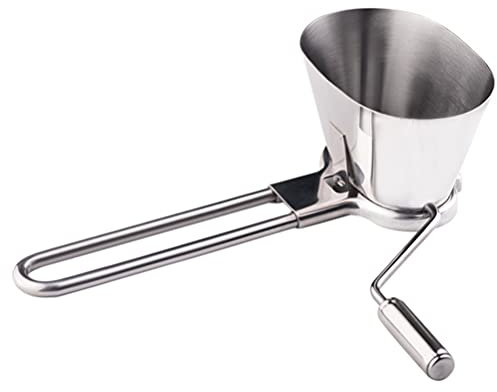 Angoily Manual de Acero Inoxidable Vegetal de Vainilla Perejil Picadora Trituradora de Especias Picadora de Cocina Gadget para Home Shop
