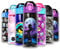 fringoo - Lune de la licorne - Bouteilles d'eau sans BPA - Bouteille d'eau à paille rose - Bouteille d'eau réutilisable - 600 ml / 20 Oz
