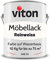 Viton Möbellack - 10 Kg - Seidenmatt Weiss - Möbelfarbe auf Wasserbasis - RAL 9010 Reinweiss