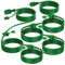 K KASONIC - Outdoor Extension Cord 50 FT, Evenly Spaced 6 Outlets Plugs, 16/3 SJTW Weatherproof Multiple Outlets Wire for Landscaping Light, Holiday Decoration and Christmas, ETL Listed, Green