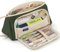EASTHILL Federmäppchen mit großer Kapazität, hohe große Aufbewahrungstasche, Marker, Stifteetui, einfache Schreibwaren-Tasche, Schule, Uni, Büro, Organizer für Teenager, Mädchen, Tiefgrün