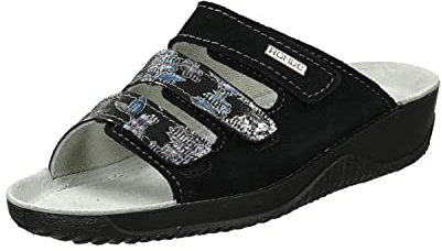 Rohde Damen, Frauen, Pantoletten, Slipper,Slides,Slip-ons,Backless Slipper,Mules,Gartenschuhe,Sommerschuhe,sommerclogs,Multicolor,37 EU / 4 UK