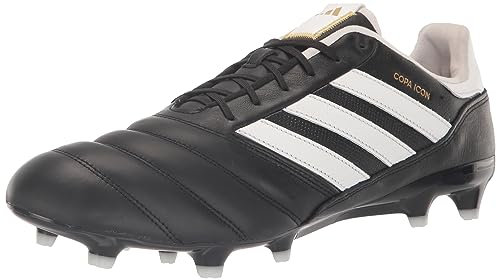 adidas Copa Icon Firm Ground - Tacos de f tbol para hombre, N cleo Negro-Nube Blanco-Oro Met lico, 40.5
