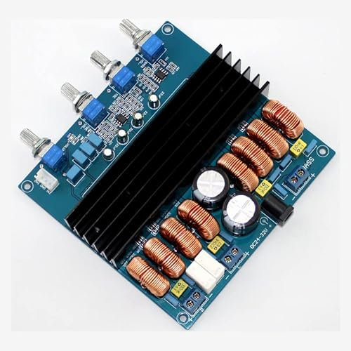 HOOCI 2 x 100 W + 200 W TDA7498 Power Stereo Subwoofer Verstärker Board Audio 2.1 Class D Hifi TL072 Vorverstärker 2 x 2200 UF Verstärker für Lautsprecher