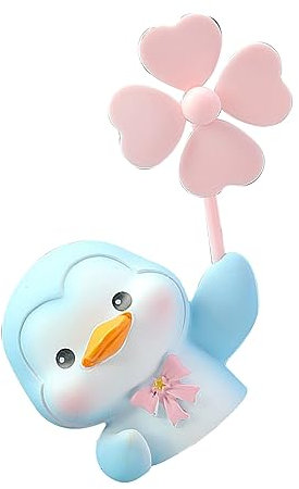 KIMISS Auto-Parfüm-Entlüftungsclip, Auto-Lufterfrischer, Emaille-Auto-Duft-Lufterfrischer, Aromatherapie-Zubehör mit Niedlichem Cartoon-Design (Pinguin)