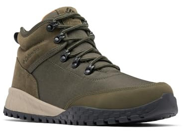 Columbia Fairbanks Mid, Scarpe da Trekking Alte Uomo, Deep Olive/Desert Sun , 44.5 EU