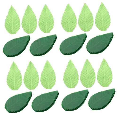 800 Pz della decorazione del sushi finta foglia verde sottopiatto foglie finte arredamento ornamento foglie finte per piatto foglie di piatto di sashimi tavolo da pranzo