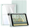 BQDIYOO Hülle für iPad 9. Generation, iPad 8./7. Generation Hülle 10.2 Zoll 2021/2020/2019, Transparentes Hardcase mit Stifthalter, Auto Schlafen/Wache, Hellgrün