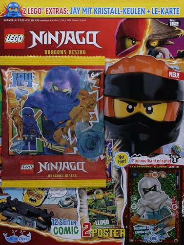 LEGO Ninjago (MoS) 112/2024 Extra: Jay mit Kristall-Keulen