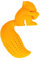 Eichhörnchenförmiges Teesieb, Kreativer Eichhörnchen-Teebereiter, Silikon-Teebeutelfilter, Teesiebe für Losen Tee (ORANGE)