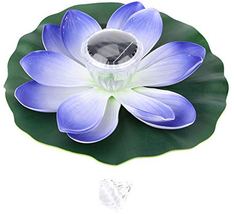 Gsycle Luci per piscina galleggianti a 3 colori, luci per piscina solari impermeabili che cambiano colore a LED, decorazioni per stagno all'aperto per la decorazione della fontana della (Viola)