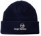 Sergio Tacchini – Kairee – Rippstrickmütze mit Umschlag und Sergio-Logo, Unisex