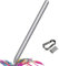 Eingabestift Ersatz für Samsung Galaxy Tab S10 Ultra S Pen, Stift für Galaxy Tab S10, Tab S10+, Tab S10 Ultra, mit Spitzen/Federn (ohneBluetooth),Platin Silber