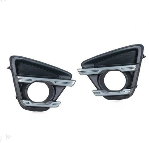 Auto Nebel Lampe Gitter Kompatibel Mit Mazda CX-5 2015 2016, Auto-Frontstoßstange, Nebelscheinwerfer, Lichtverkleidung, Abdeckrahmen, Deckel, Lünette, Haube, Dekoration, Nebelscheinwerfergitter(Pair)