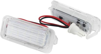 Rear Licence 2 White LED License Number Plate Light For Jaguar For XF 2007-2021 Plate Lamp