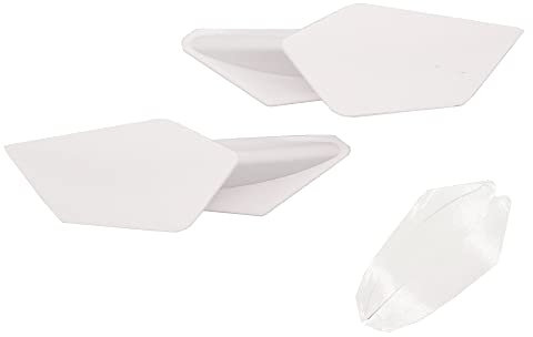 AZSUL Front Frontspoiler 2 PCS Scoooter Dynamic Motorrad Wing Kit Motorrad Roller Aerodynamische Motorrad Winglet Kits