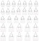 Yuomeaz 30 Pcs Plate Hangers for The Wall, Self Adhesive Picture Hangers, Vertical Hanging Hooks for Photo Frame, Decorative Plates, , Art Decor (Square + Round)