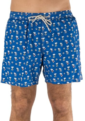 MC2 SAINT BARTH Boxer Mare Football (IT, Testo, L, Regular, Regular, Blu)