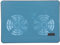 WGFOIP Laptop Cooling Pad, Laptop Cooling Stand with 2 High Performance Fans 15dB Low Noise for Within 17in