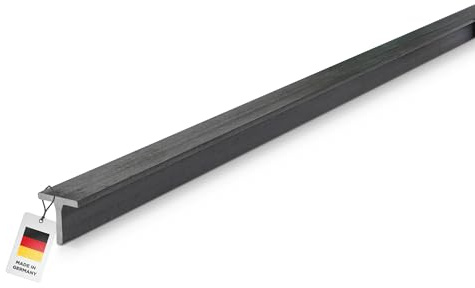 blizz-z Abziehstange T-Profil Länge: 2 m, Höhe: 30mm, Stärke: 4mm (1 Stück) | aus Stahl - wiederverwendbar - langlebig - zum Abziehen von losen Materialien wie Splitt, Sand, Estrich - Made in Germany