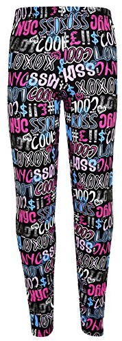A2Z 4 Kids Girls Graffiti Skater Dress Comfortable Crop Top Style Dress with Legging - Cool Graffiti Legging. 9-10