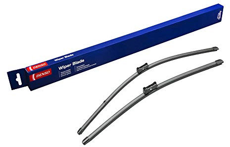 DENSO Flachwischer-Set DF-007 (600/500 mm, Linkslenker): Zwei leise, langlebige Wischer mit aerodynamischem Design. OEM-Qualität, breite Kompatibilität, 2 Jahre Garantie.