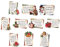 Ideen mit Herz 3-D Motive, ausgestanzt, ca. 7-10 cm, 10 Stück im Beutel | Bilder zum Basteln & Dekorieren | Grußkarten selber machen | Bildmotive für Scrapbooking & DIY-Deko (Liebe Weihnachtsgrüße)