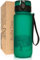 Bodhi Tree Gourde 650ml avec Bouchon Hygiénique et Clip de Sécurité, Gourde Sport Durable et Légère, Ouverture 1 Clic, Filtre sans Goût ni Odeur, Gourde Écologique pour Activités Extérieures, Vert