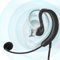 Wired Ear-Hook Headset, USB Notebook Desktop Headphone supports One-key Mute for Skype/QQ/MSN, Portable Computer Earphone with Micphone for Training Teaching