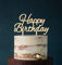 Manschin-Laserdesign Cake Topper, Tortenstecker Acryl/Holz Happy Birthday Geburtstag Topper Einstecker, Stecker, Torte, Kuchen (Holz) Art.Nr. 5117