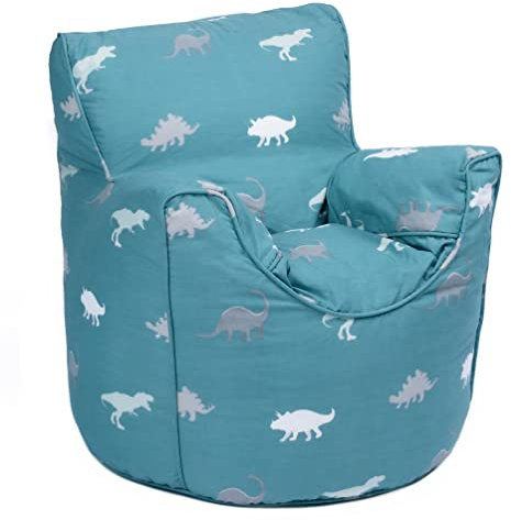 Ready Steady Bed Kinder-Sessel für Kleinkinder, bequeme Kindermöbel, weicher, kindersicherer Sitz, Spielzimmer-Sofa, ergonomisch geformter Sitzsack-Stuhl (Rex)