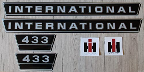 IHC/Mc Cormick Aufkleber international 433 Silber Logo Emblem Sticker Label Set groß