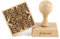 Folkroll Keksstempel Damast, 55x55 mm, Cookiestempel, Backstempel, Keks, Stempel, Motiv, Buchenholz, 334782