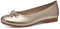 Jana Ballerines avec Noeud Vegan, Or (Champagner), 38 EU