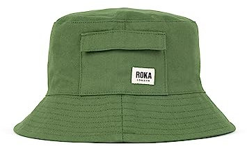Roka London Hatfield Fischerhut aus Baumwolle (Avocado), avocado, One size