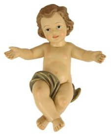 FADEDA Jesuskind/Höhe:7 cm/handbemalt/detailgetreue Krippen Figuren - Weihnachten Tisch Dekoration Krippe Zubehör