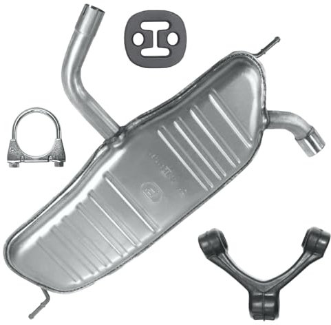 Polmo Schalldämpferset Auspuff Endtopf für A3 8P 2003-08/2012 1.6 Schrägheck