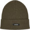 Calvin Klein Herren Strickmütze Classic Cotton Rib Beanie aus Baumwolle, Grün (Dark Olive), Einheitsgröße