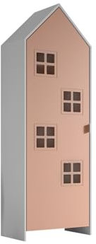 Vipack Wardrobe MDF, Pink, 57,6 x 171,5 cm