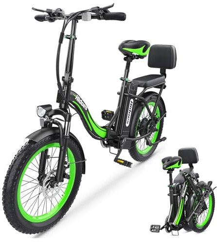 iENYRID Electric Bike for Adults,Hidoes 20 Tire 36 Miles E Bike 13Ah Removable Battery Folding Ebikes for Adults, Electric Bicycle for Commuting