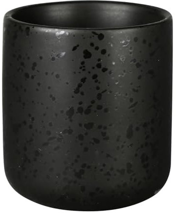 GENEVIEVE LETHU 536231 Gobelet 16 cl en Grès - Collection MINUIT - Ø 6 cm H 7 cm - Coloris Noir mat