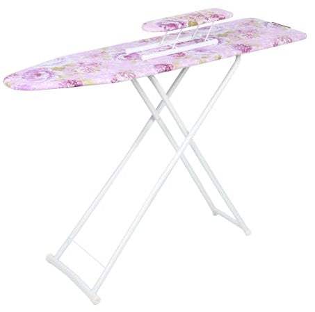 duwiikab 36 Inch Heavy-Duty Ironing Board With Adjustable Height, Non-Slip Wear Resistant Ironing Clothes, Foldable Ironing Board with Iron Rest, Extra-Wide Ironing Boards, Space Saving Ironing Table
