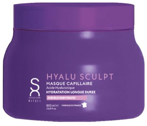 Sacha Care Rituel Hyalu Sculpt -Haarmaske mit Hyaluronsäure – Intensiv feuchtigkeitsspendende für trockenes Haar 500 ml