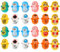 ifundom Mini Giocattoli Tumbler Carini Per Bambini 60 Pezzi Giocattoli Tumbler in Plastica Bomboniere Per Feste Di Compleanno Stile Casuale