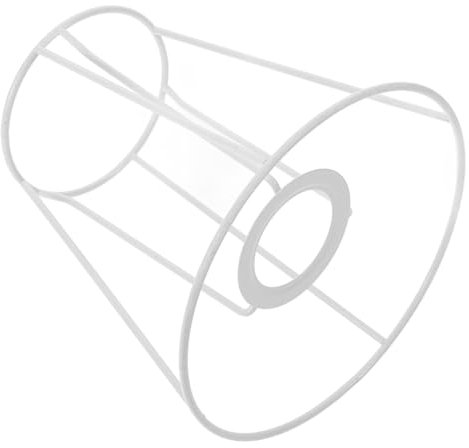 MOLUCKFU Deko Lampe E27 Diy Lampenschirm Gestell Aus Für Tischlampen Lampenfassung Rahmen Für Individuelle Gestaltung ø Oben ø Unten Höhe Perfekt Für Kreative Tischlampe Landhausstil