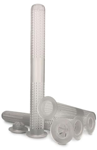 VOOXA Optimal | Lot de 10 douilles de tamis 16 x 130 mm pour mortier composite, pour filetage M8-M10 | Manchon d'ancrage en plastique à remplir avec du mortier d'injection | Durable et solide